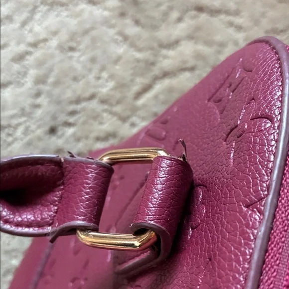 Burgundy Designer inspired Handbag - Picture 10 of 16